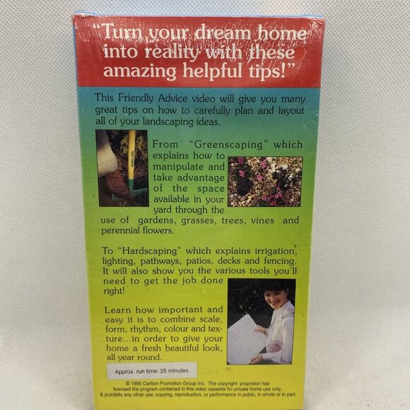 Home Hardware Home Show Friendly Advice Videos Landscaping VHS Sealed - Picture 6 of 12